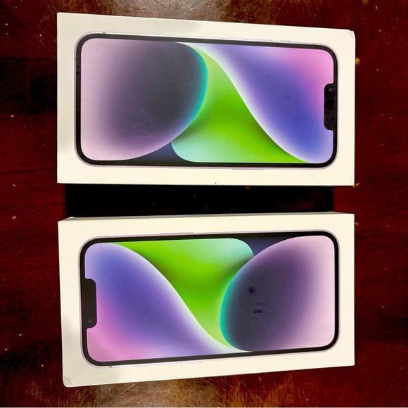 Lot of 2 Original Box for Apple iPhone 14 - Space Pink - Picture 5 of 7